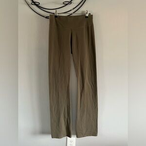 Pact organic cotton Olive Green High-Waist Wide Leg Pants